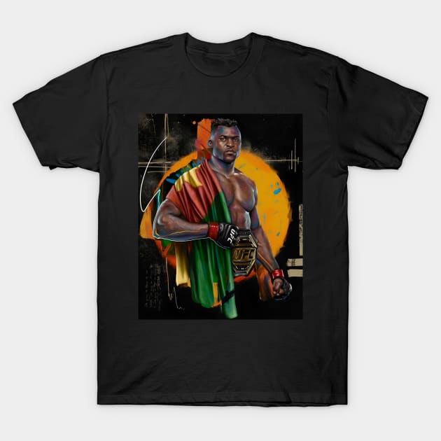 Francis Ngannou - UFC Champion T-Shirt by Fit-Flex